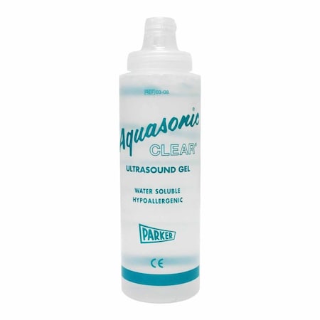 Aquasonic Clear Ultrasound Gel Transmission 8.5 oz. Bottle, 12PK 03-08
